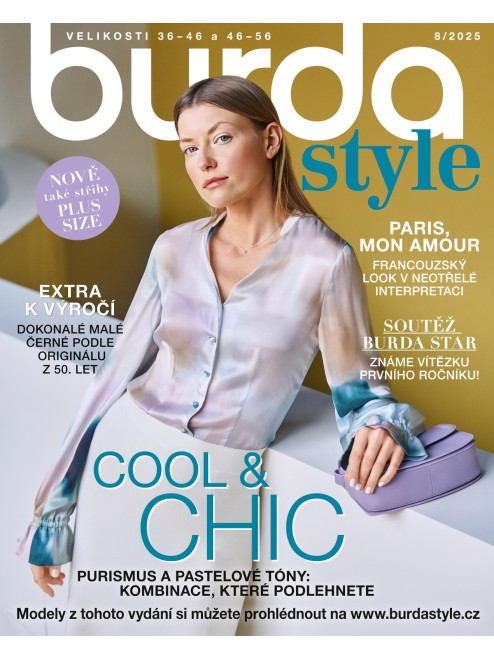 AKTUÁLNÍ VYDÁNÍ BURDA STYLE 08/2025