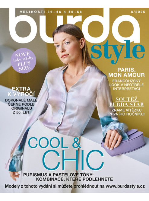 AKTUÁLNÍ VYDÁNÍ BURDA STYLE 08/2025