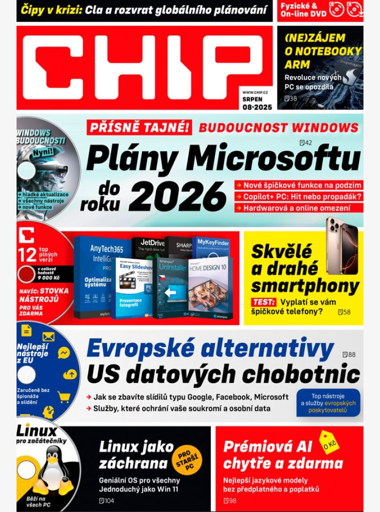 Aktuální CHIP 08/2025