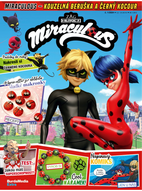 Miraculous: Beruška a Černý kocour 01/2024 - každé vydání s hračkou