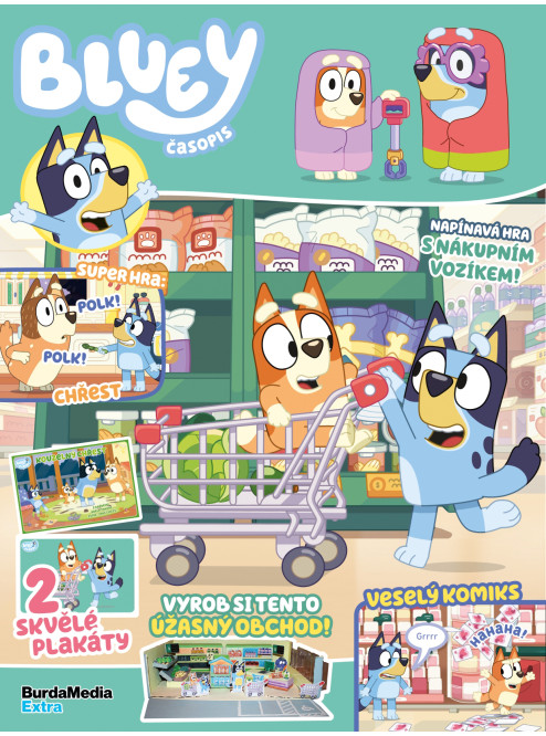 Bluey 1/2025 - každé vydání s hračkou