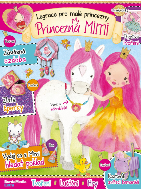 Aktuální vydání Princezna Mimi 3/2025 - každé vydání s hračkou