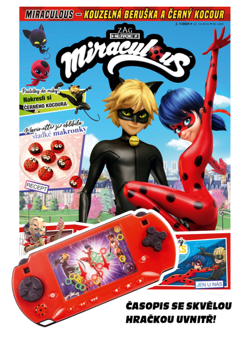 Miraculous: Beruška a Černý kocour 01/2024 - každé vydání s hračkou