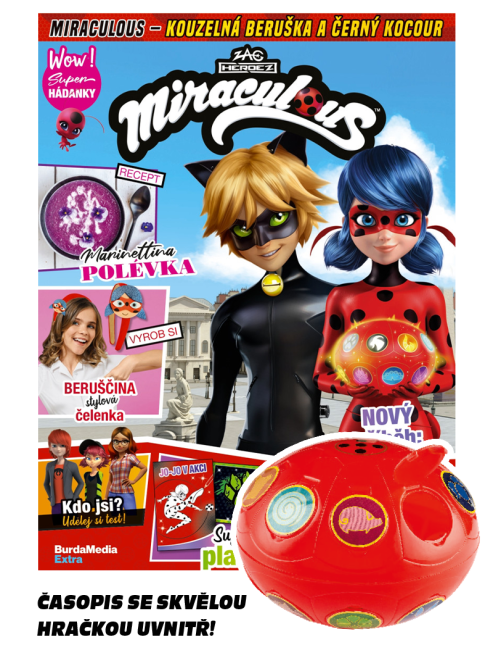 Miraculous: Beruška a Černý kocour 03/2025 - každé vydání s hračkou