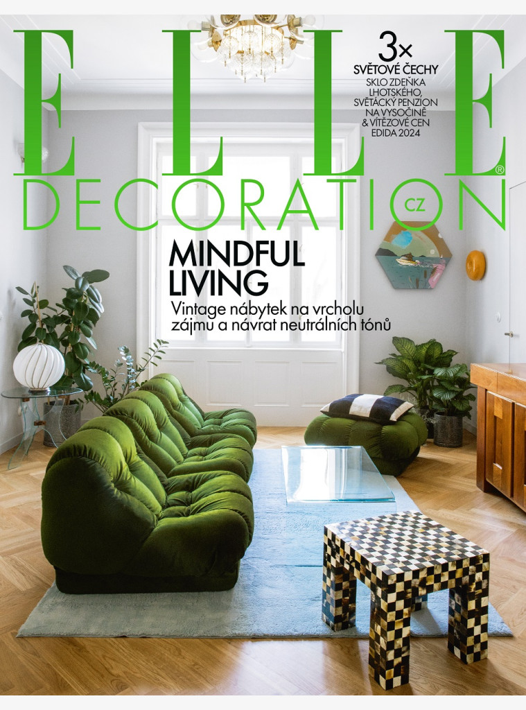 AKTUÁLNÍ VYDÁNÍ ELLE DECORATION 01/2024