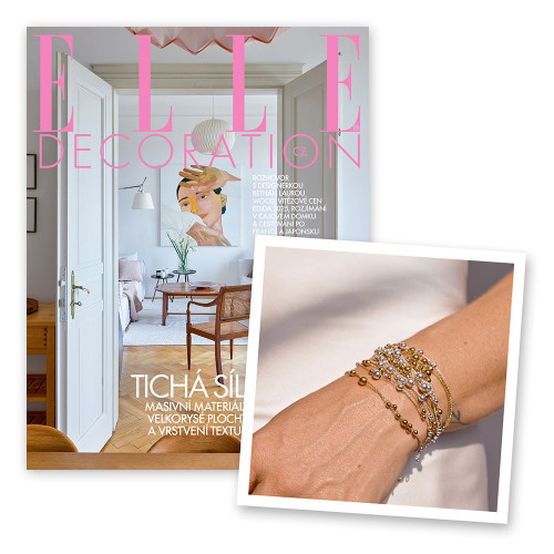 Dvouleté předplatné Elle Decoration + šperk Du Coeur