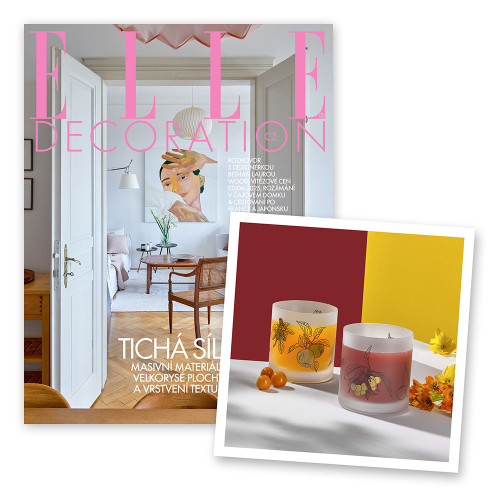 Předplatné Elle Decoration + sklenice