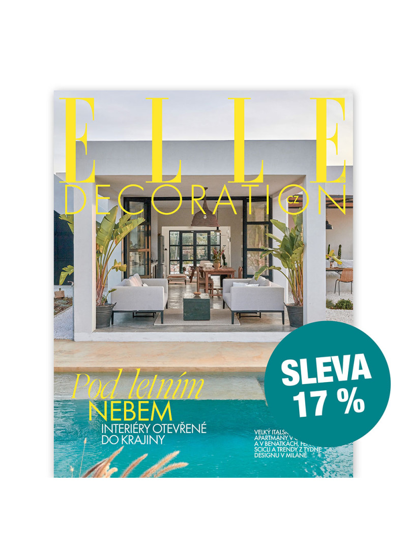 ROČNÍ PŘEDPLATNÉ ELLE DECORATION SE SLEVOU (4 VYDÁNÍ) + DIGITÁLNÍ VERZE ZDARMA