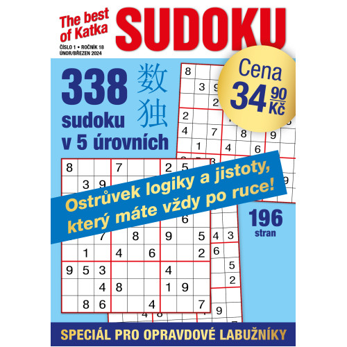 Roční předplatné Katka Best of Sudoku se slevou