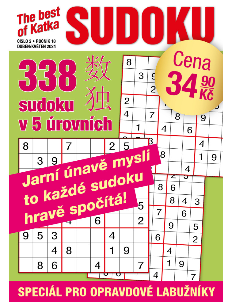 Roční předplatné Katka Best of Sudoku se slevou