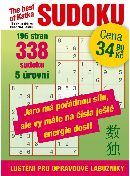 Roční předplatné Katka Best of Sudoku se slevou