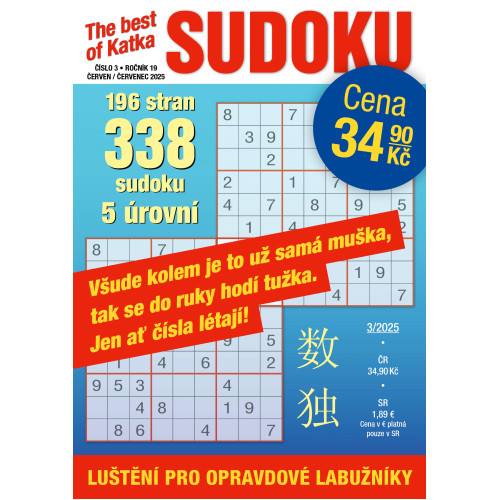 Roční předplatné Katka Best of Sudoku se slevou