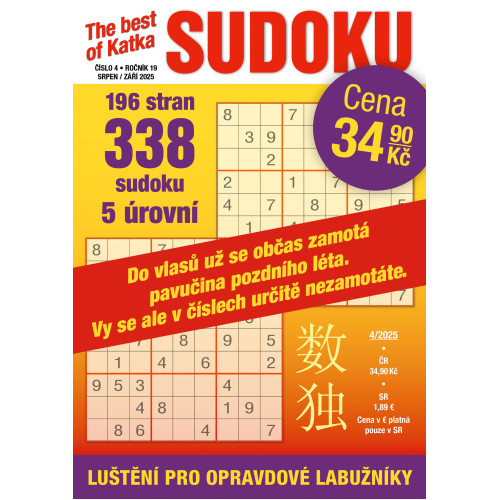 Roční předplatné Katka Best of Sudoku se slevou
