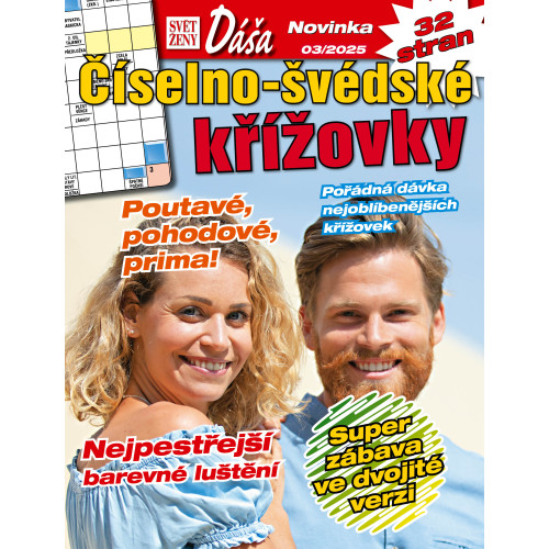 Roční předplatné Dáša Číselno-švédské křížovky se slevou