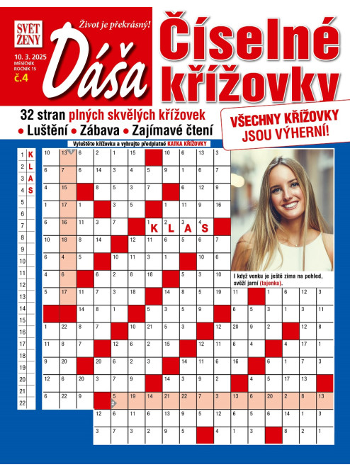 Roční předplatné Dáša Číselné křížovky se slevou