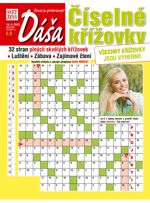 Roční předplatné Dáša Číselné křížovky se slevou