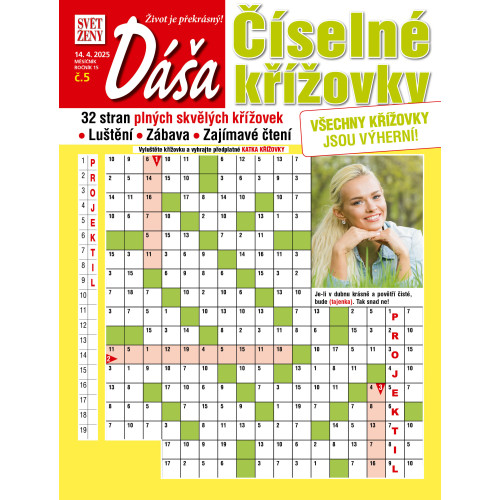 Roční předplatné Dáša Číselné křížovky se slevou