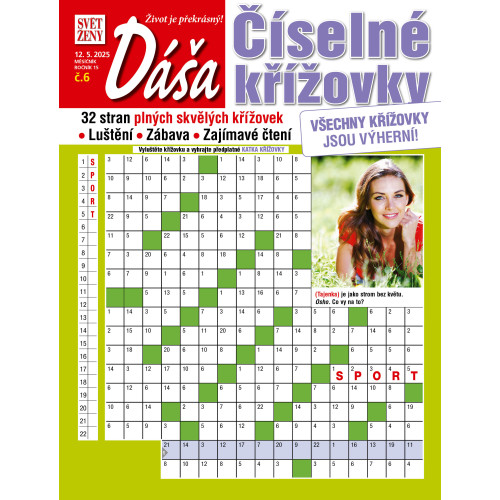 Roční předplatné Dáša Číselné křížovky se slevou
