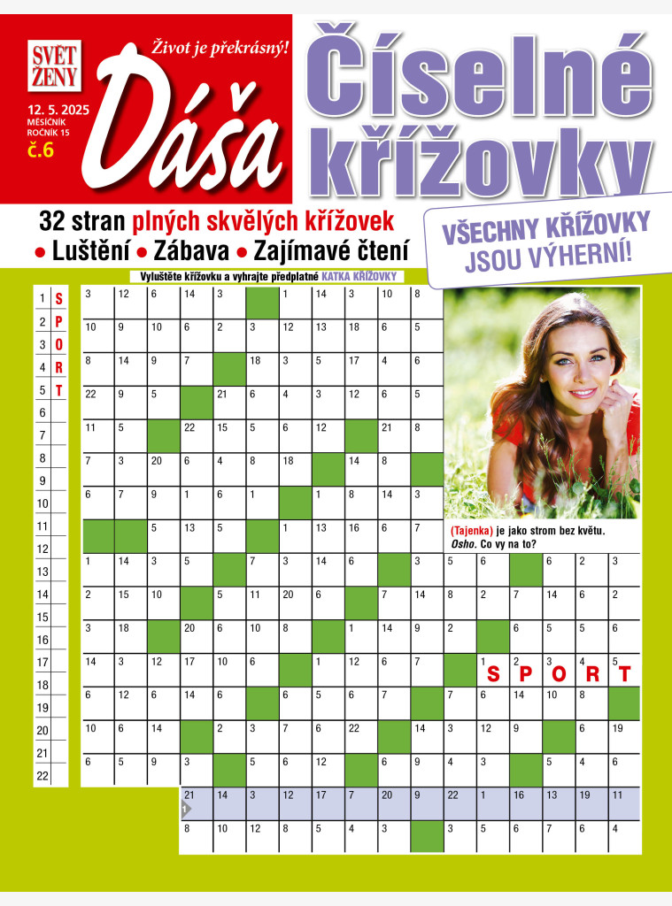 Dáša Číselné křížovky Dáša Číselné křížovky