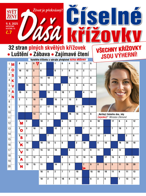 Roční předplatné Dáša Číselné křížovky se slevou