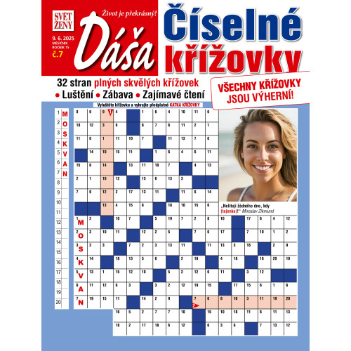 Roční předplatné Dáša Číselné křížovky se slevou