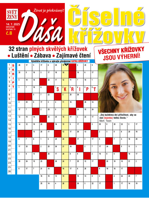 Roční předplatné Dáša Číselné křížovky se slevou
