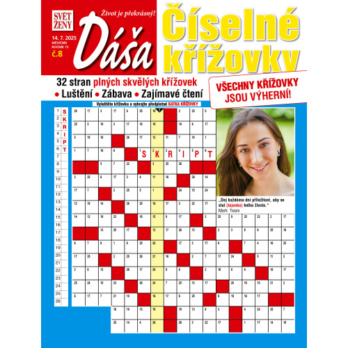Roční předplatné Dáša Číselné křížovky se slevou