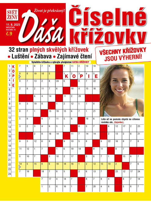 Roční předplatné Dáša Číselné křížovky se slevou