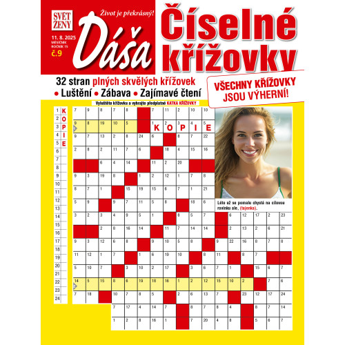 Roční předplatné Dáša Číselné křížovky se slevou