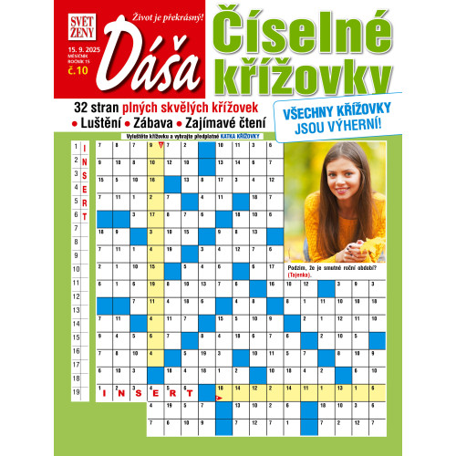 Roční předplatné Dáša Číselné křížovky se slevou