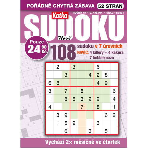 Roční předplatné Katka Sudoku se slevou