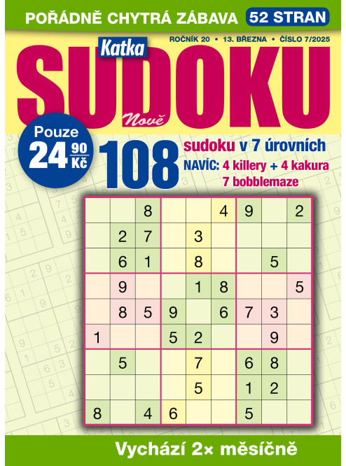 Roční předplatné Katka Sudoku se slevou