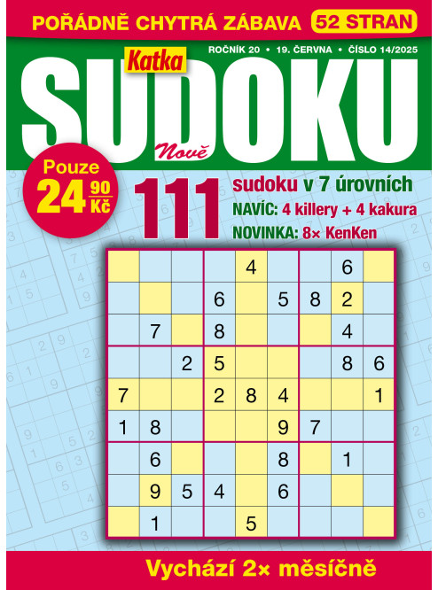 Roční předplatné Katka Sudoku se slevou