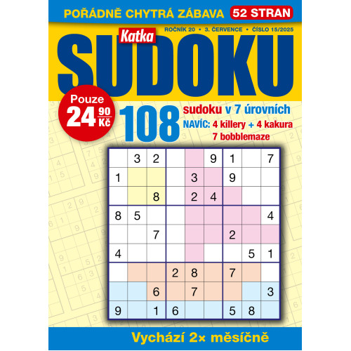 Roční předplatné Katka Sudoku se slevou