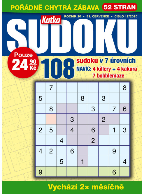 Roční předplatné Katka Sudoku se slevou