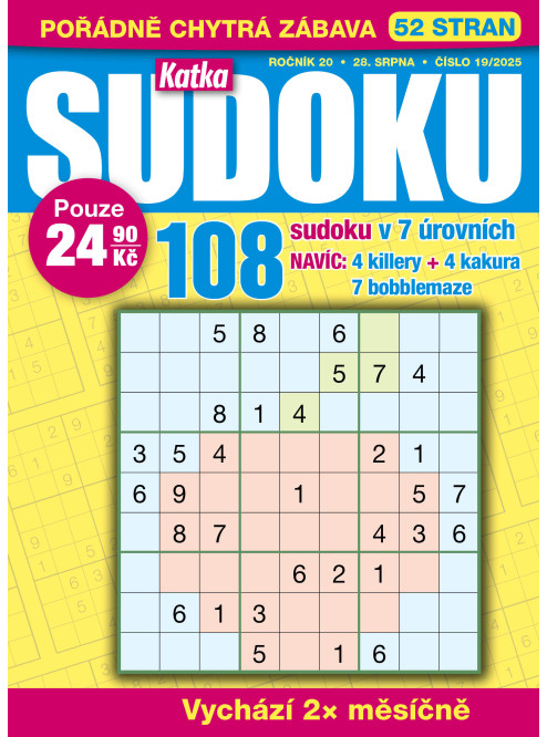 Roční předplatné Katka Sudoku se slevou