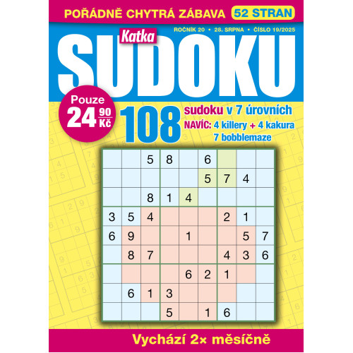 Roční předplatné Katka Sudoku se slevou