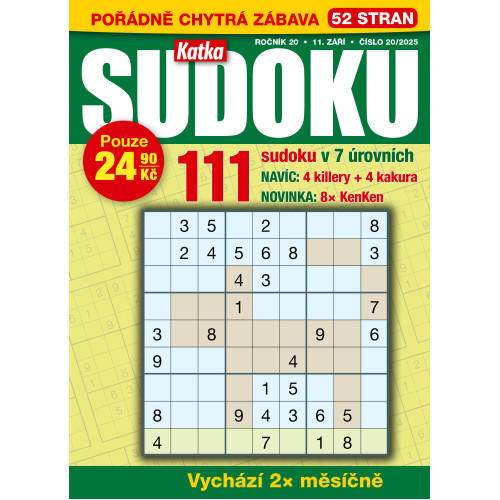 Roční předplatné Katka Sudoku se slevou