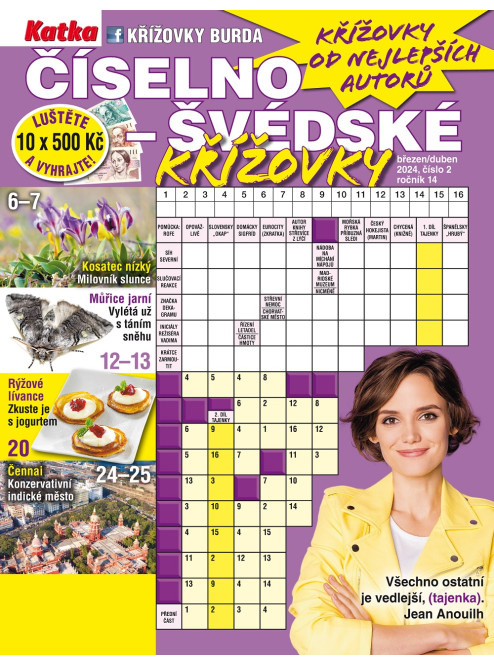 Roční předplatné Katka Číselno-švédské křížovky se slevou