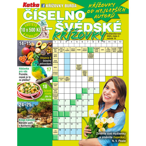 Roční předplatné Katka Číselno-švédské křížovky se slevou