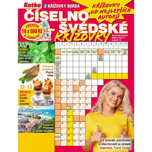 Roční předplatné Katka Číselno-švédské křížovky se slevou