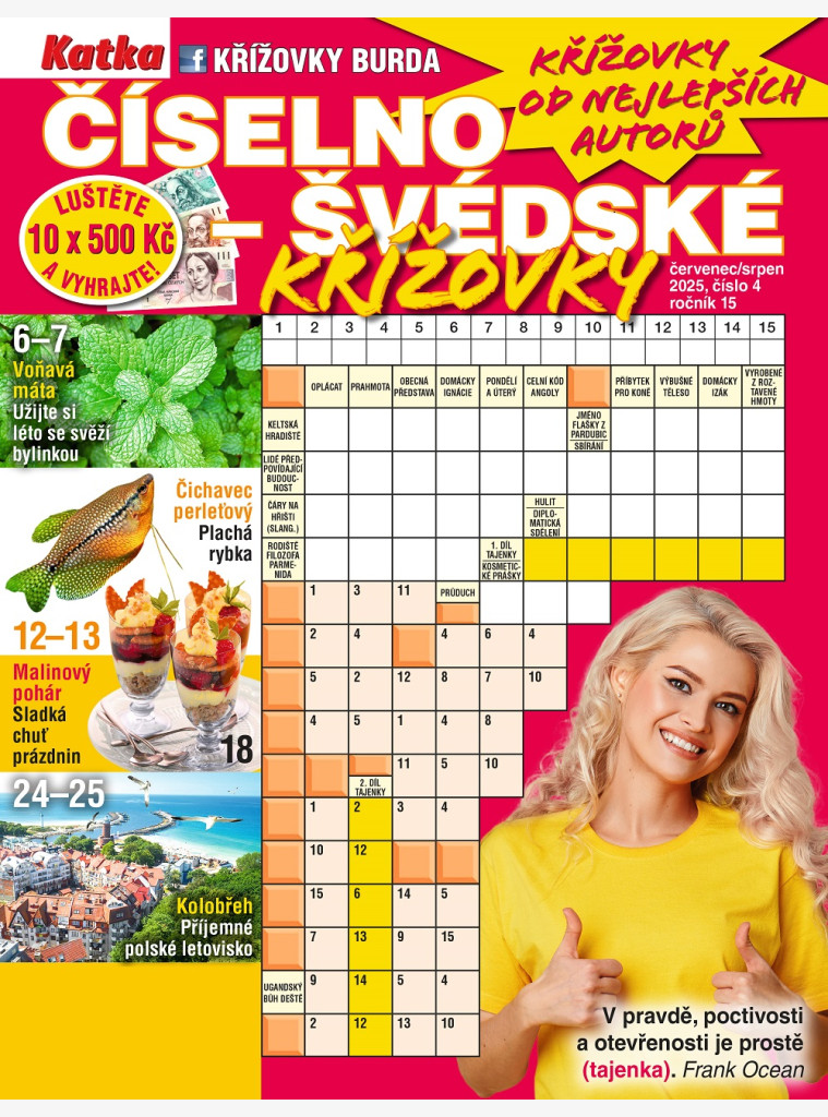 Katka Číselno-švédské křížovky Katka Číselno-švédské křížovky