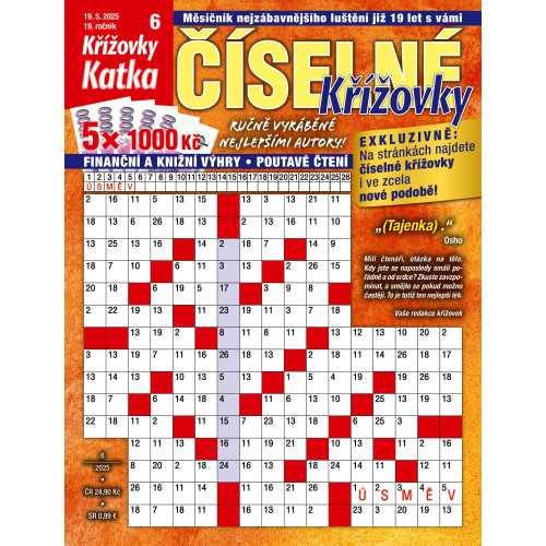 Roční předplatné Katka Číselné křížovky se slevou