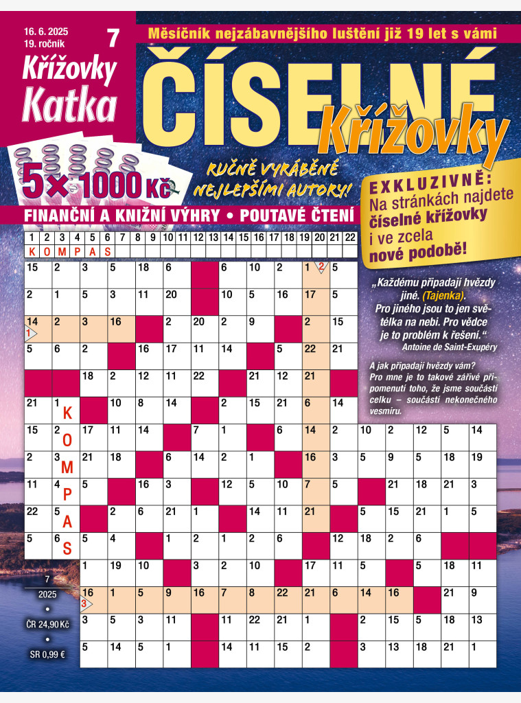 Katka Číselné křížovky Katka Číselné křížovky