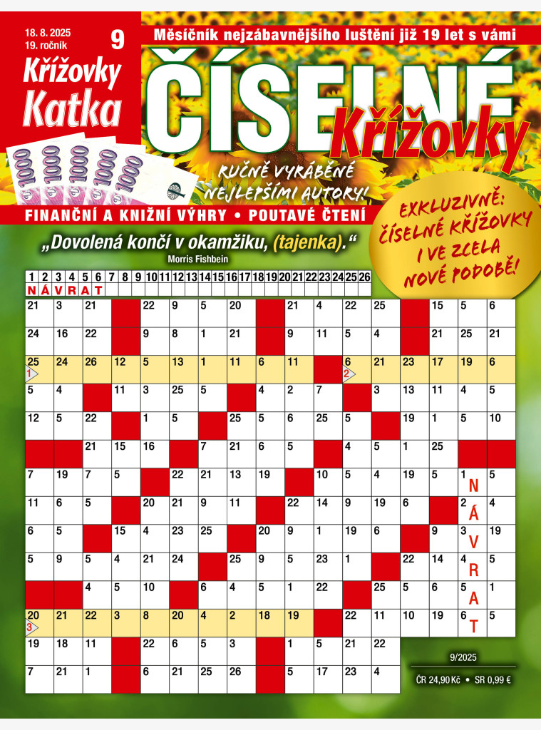 Katka Číselné křížovky Katka Číselné křížovky