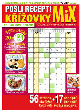 Pošli recept Mix křížovky