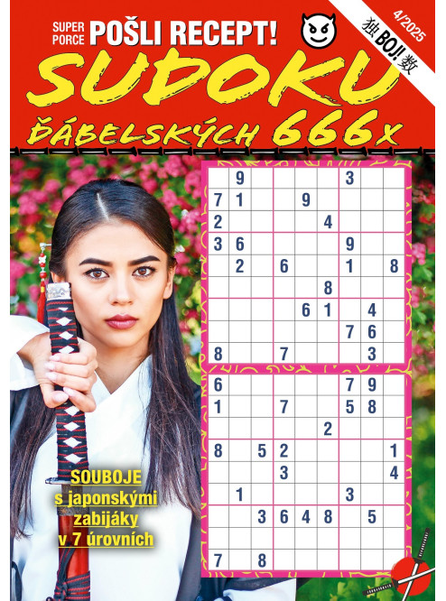 Roční předplatné Pošli recept Superporce Sudoku se slevou