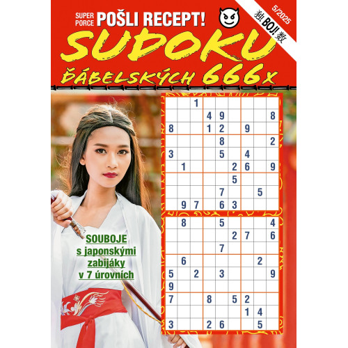 Roční předplatné Pošli recept Superporce Sudoku se slevou