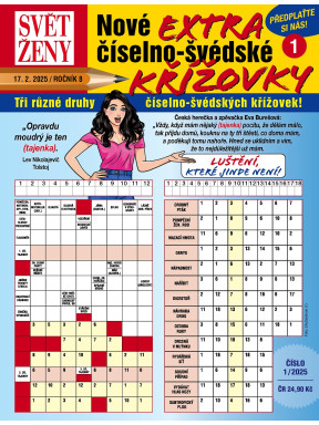 Svět ženy Extra číselno-švédské křížovky