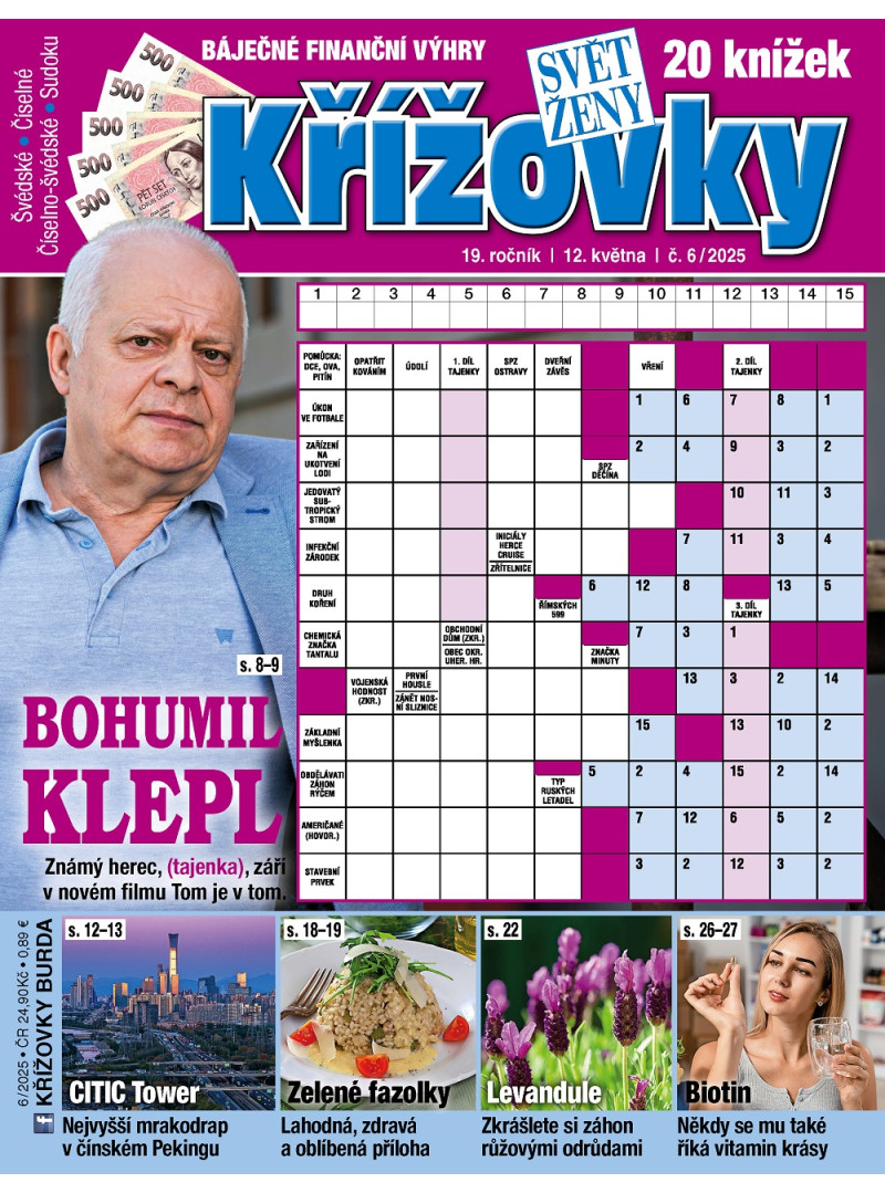 Roční předplatné Svět ženy Křížovky se slevou